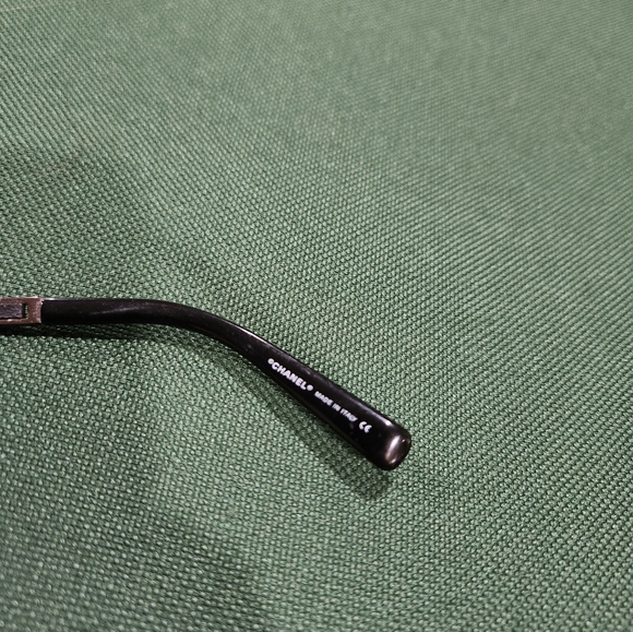 Y2k Chanel Rimless Shield Sunglasses Vintage RARE 4118 108/87 120 - Picture 5 of 7